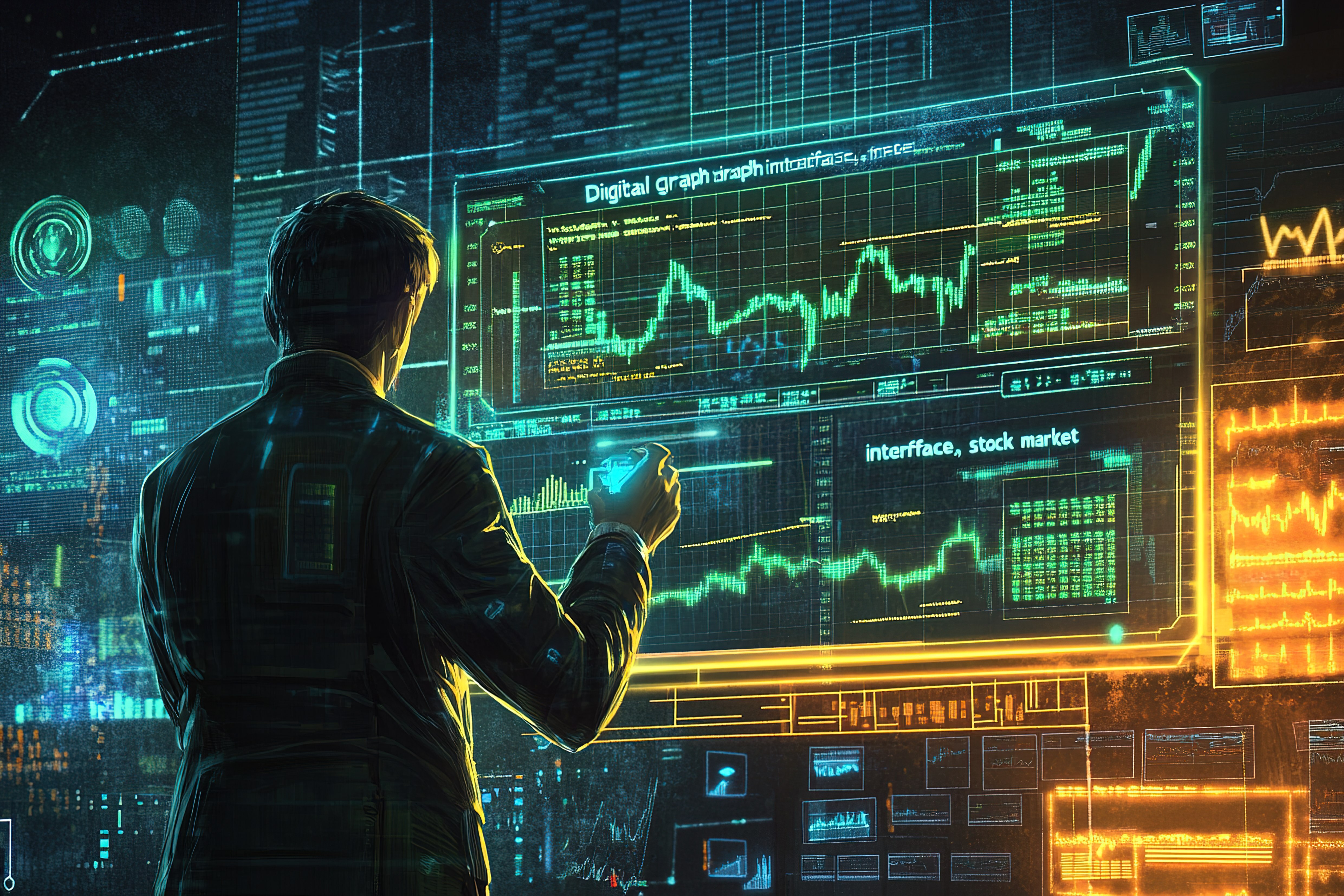 " Digital graph interface, stock market" --ar 3:2 --v 6.1 Job ID: 54da0078-2e4f-46fa-afab-61db3dee932d